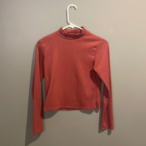 Dark pink turtle neck, size M